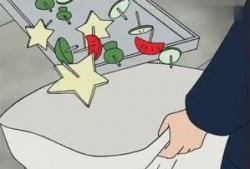 爸爸不给小孩吃瓜